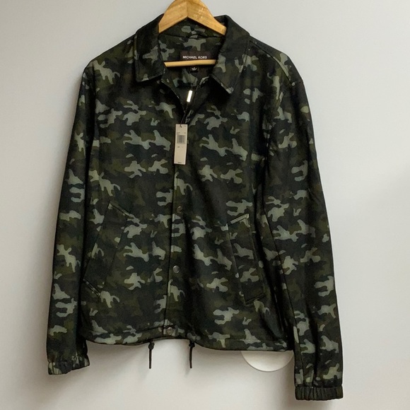 NWT Men's Michael Kors Camo Jacket Size Large